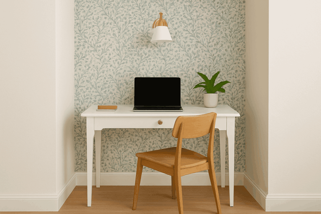 Turn a Vanity Table Into a Stylish Workstation