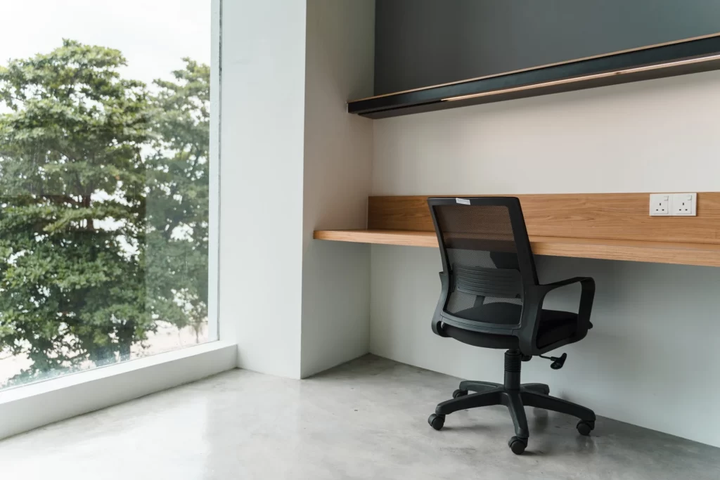 desk with storage